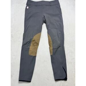 Tailored Sportsman Trophy Hunter Breeches 30 R Graphite Tan Knee Patch USA Made